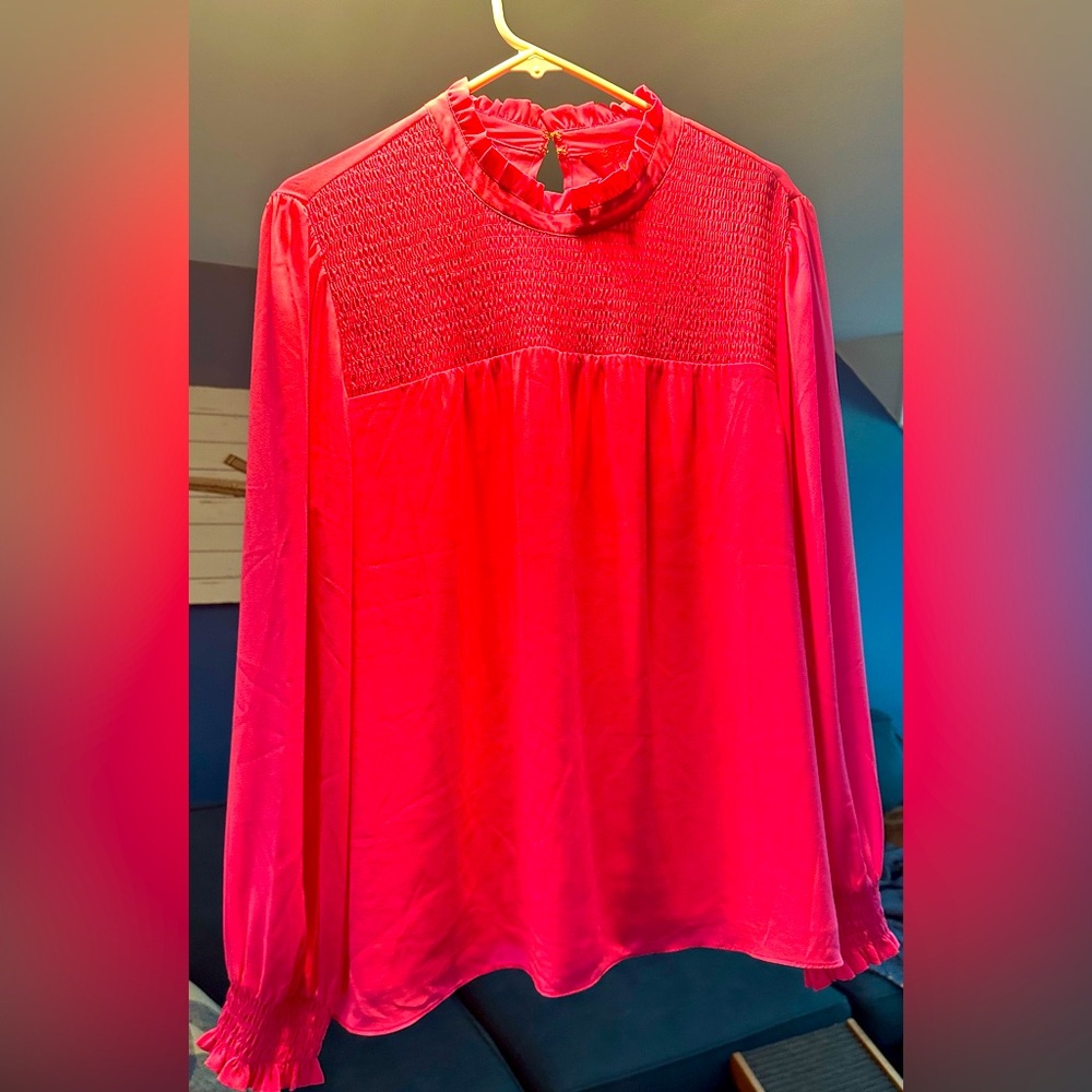 Lilly hot pink blouse